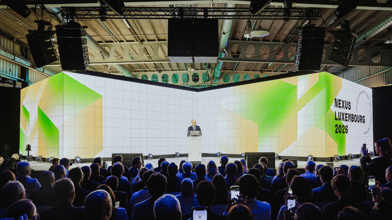 Nexus Luxembourg 2026 conference stage